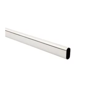 Ovális ruhaakasztó 900x30x15mm nikkelezett