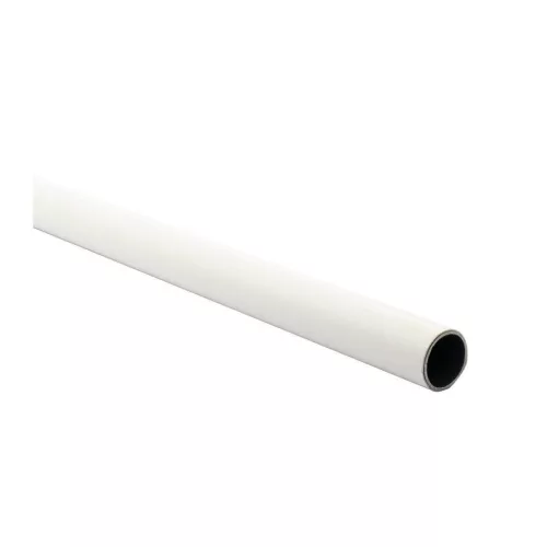 Ruhatartó rúd 600 mm hosszú 20 mm átmérőjű fehér