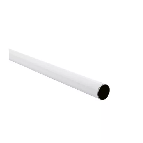 Ruhatartó rúd 1500 mm hosszú 25 mm átmérőjű fehér