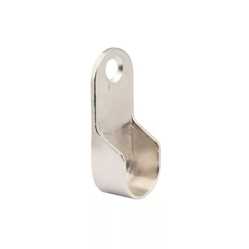 Ovális ruhaakasztó rúd tartó 30x15mm horganyzott 2 db.