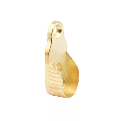 Ovális ruhaakasztó rúd tartó 30x15mm sárgaréz bevonatú 2 db.