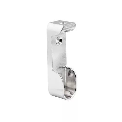 Ovális ruhaakasztó rúd tartó 30x15mm króm 2 db.