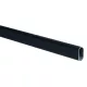 Ovális ruhaakasztó 1200x30x15mm fekete