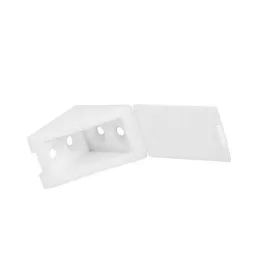Csatlakozó szögidom 35x35x25mm műanyag fehér