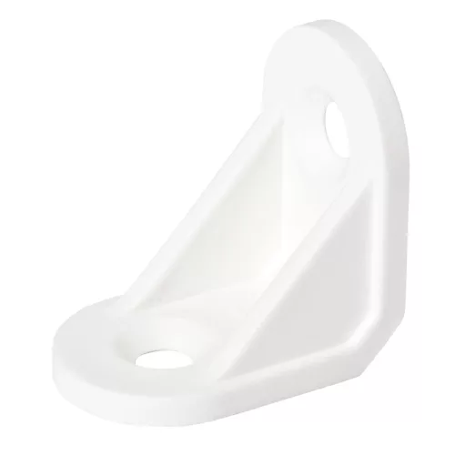 Univerzális szögidom 24x24x15 mm műanyag fehér 4 db.