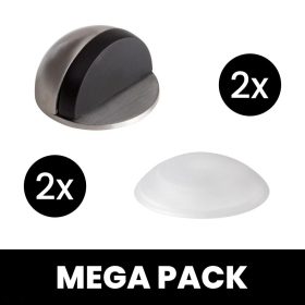   Népszerű fali és padlódugó készlet rozsdamentes acél átlátszó