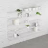 Fali polc szett SINGLE, 1500x830 fekete