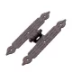 Zsalu Szárnypánt "H" Fix 16Cm Fekete Omad 1330/16