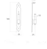 Zsalu Tokpánt Fix Q10Mm 16Cm Fekete Omad 1213/16