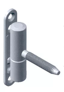 Static Hinge Plain.T.Fixed F.Galvanized Lf 13