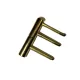 Bag Hook Brass 15 Mm 3 Pins+2R Without Bag French