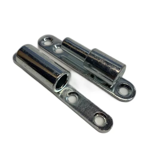 Static Door Hinge 15 Mm Plain. White H. Lf15 Double Base