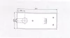 Dorma Fedlap Bts 84 P.Csukóhoz Inox 8410 46700022
