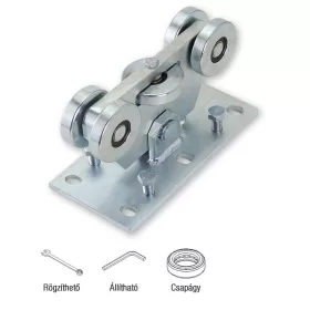 ÚSZÓKAPU 5 GÖRGÖS SZERK.C67 SINHEZ 500KG 395.P ROL!