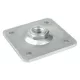 Grundplatte M16 für Drehpunkt 80*80Mm 480016