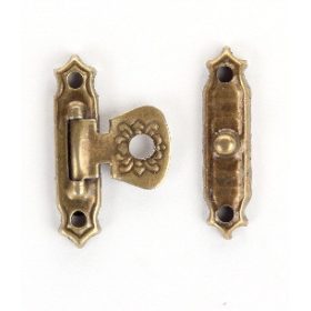 Doboz Zár Antik Réz 20Db/Csom. C069