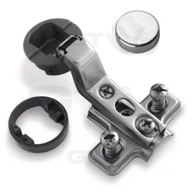 Üvegajtópánt Közézáró 26Mm Nikkel Sapka