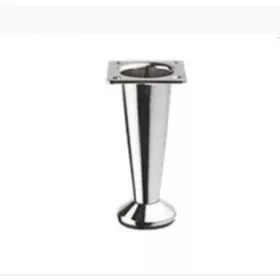   Plinth Leg Adjustable Furniture Leg 8Cm Chrome Metal Pr08 S54, 55-1B