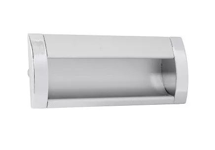 Sliding Door Handle 96Mm Matt-Chrome Angle Du08-A