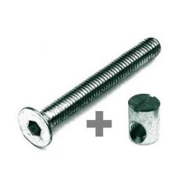   Asamblare mobilier. Șurub. Piuliță+Șurub de fixare. M6*50 92791-793