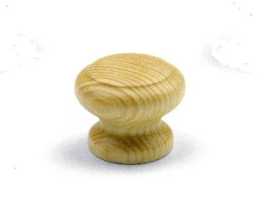 Mâner de mobilier din lemn de pin 35 mm, lăcuit, Per.09414