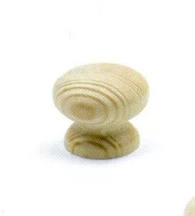 Mâner de mobilier din lemn de pin 45 mm 158698 natural