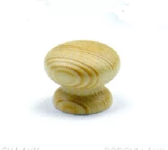 Mâner de mobilier din lemn de pin 45 mm 09402 lăcuit