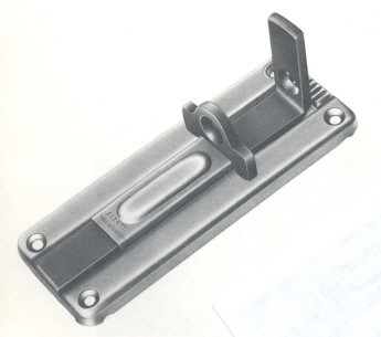 Bauschiebeschloss + Stopper. 140 Vorhängeschloss gerade.