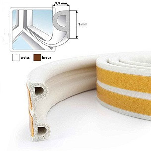 Profil izolant P 100M Alb Autoadeziv 48-6 Wh.