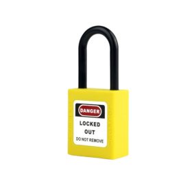 Loto Sicherheitsvorhängeschloss Industriebügel 38 mm Gelb