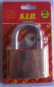 Vorhängeschloss 50 mm 265 Kupfer Chinesische Sib Blister