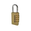 Vorhängeschloss Kupfer 4-stellige Kombination 30Mm B5200,52-3B Bundcity