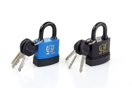 Vorhängeschloss Wasserdicht 38 Mm Blau, Schwarz P364