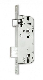 Corp de încuietoare gravat cu cilindru, 7 cm, 45/90/8, unghiular, 3410-C Elzett