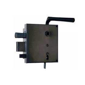 Torschloss zum Annageln Norm. 2K. Rechts Elzett 3425