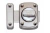 Toilettenschloss mit Knopf 388/40 Chrom 40*55Mm Amig