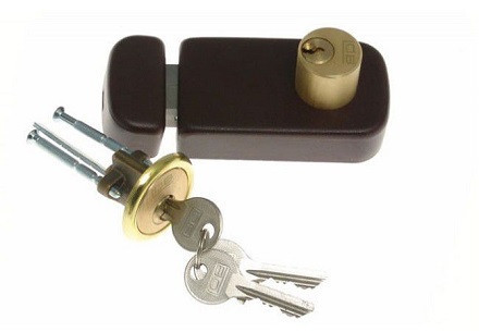 Riegel Riegel Zylinder Außen-Innen Schlüssel Tb62 Braun