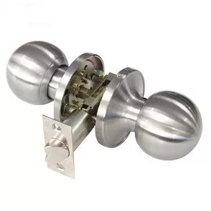 Knopfschloss Glatt /Durchgang/ Nickel 11129 Amig 611