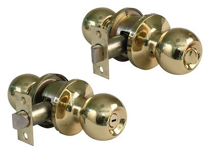 Knopfschloss Toilette Kupfer Amig 612