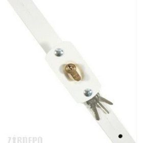 Hevederzár+Cilinder 1200Mm Kétszárnyú Vertex Fehér