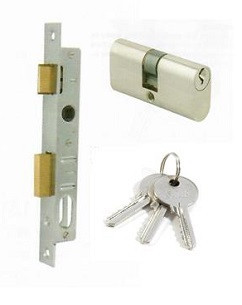 Portalschloss 3 cm + ovaler Einsatz 27/27 mm Anbo 1203