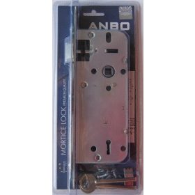   Einsteckschloss Sicherheit 7cm 2 Schlüssel rund Anbo 410 Blisterpackung