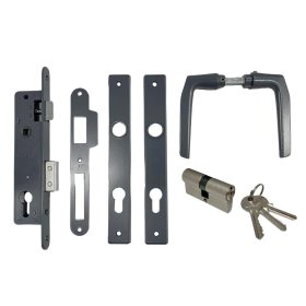   Încuietoare Portal Verde Schimbabilă 4Cm+Inserție+Exclusiv Anbo 1231 Antracit