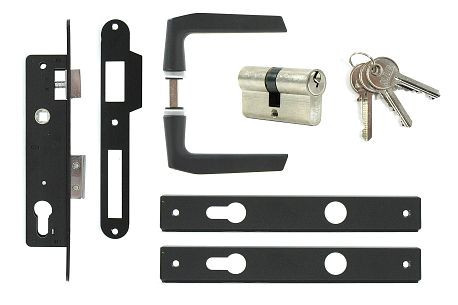 Portalschloss Grün Wechselbar 4Cm+Einsatz+Exkl.Anbo 1231 Schwarz