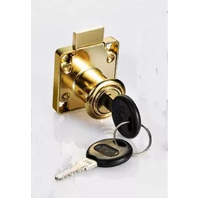 Cyl. Furniture Lock Set 22Mm Copper Anbo 138-22