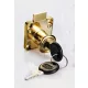 Cyl. Furniture Lock Set 22Mm Copper Anbo 138-22