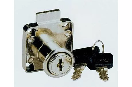 Cyl. Furniture Lock Set 22Mm Chrome Same Z.2K Fl138-22Ka