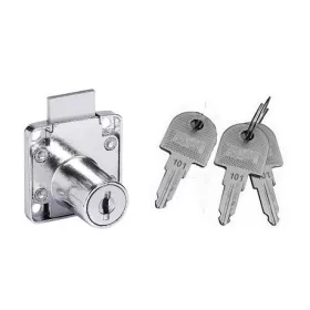 Cylinder Furniture Lock Mounting 22 Mm Chrome 3K. 138-22