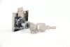 Cylinder Furniture Lock Set 25Mm Chrome Metal Key Anbo Cl 101