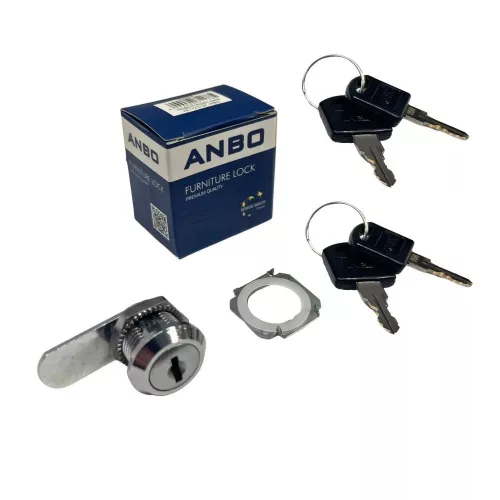 FÉMBÚTORZÁR 16MM 4KULCS ANBO 103-16 4K